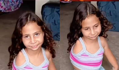 Tainá, 10 anos, aguardando sua prótese especializada - Sua doação pode dar independência